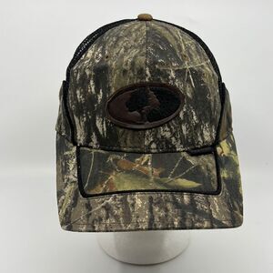 Mossy Oak Camouflage Hat Hunt Woodland Camo Fish Baseball Velcro Backstrap